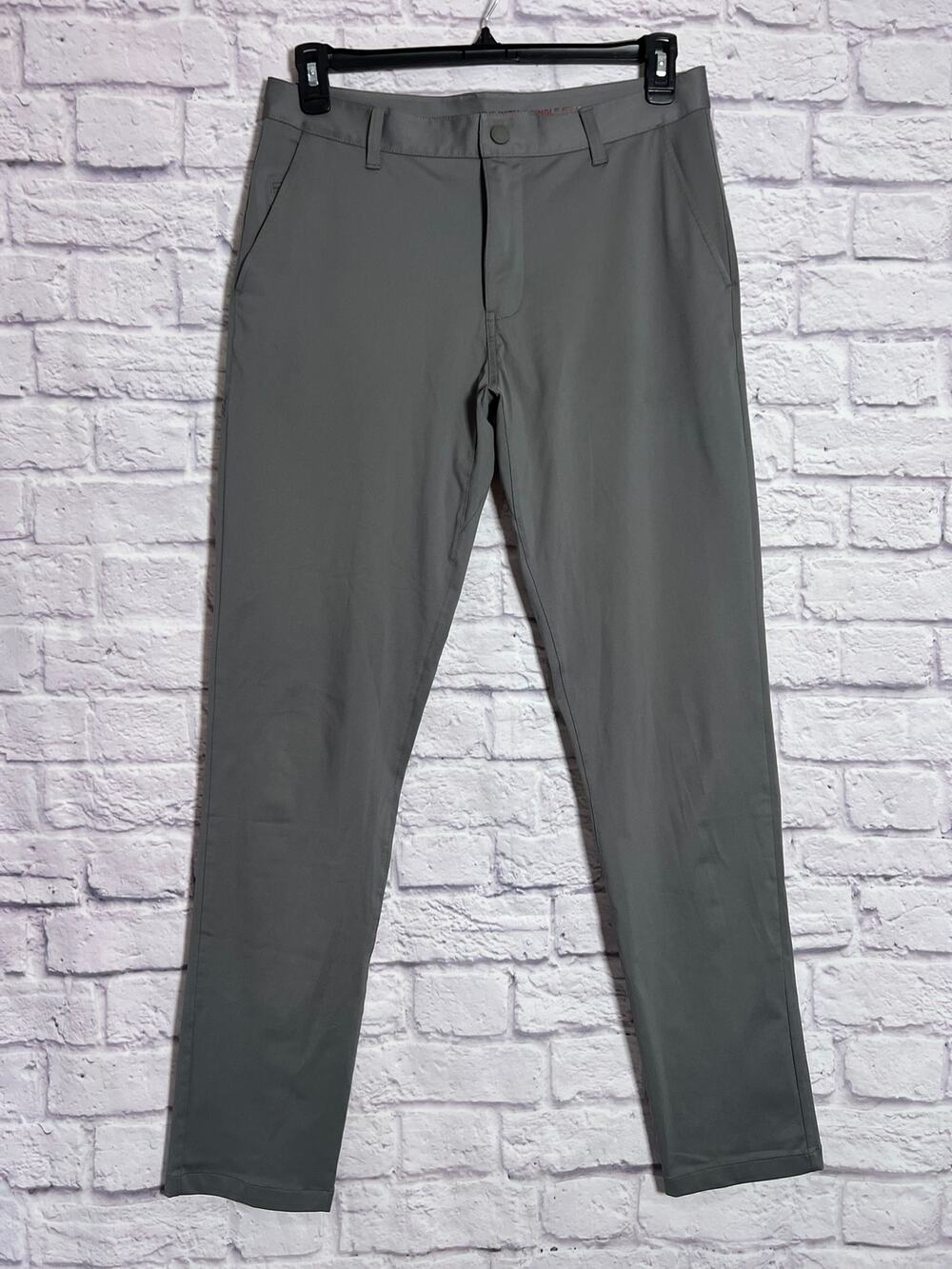 Rhone Commuter Style 100036 Pants MENS 32x32 Gray Stretch Performance Chino